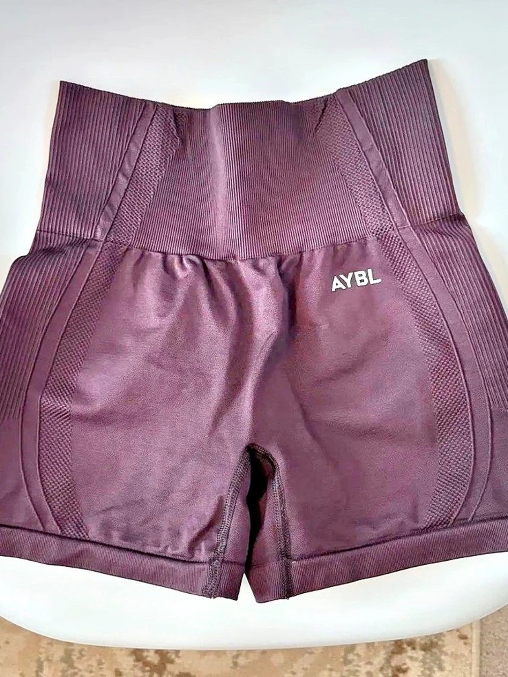 AYBL Empower Seamless Athletic Shorts Brown Small